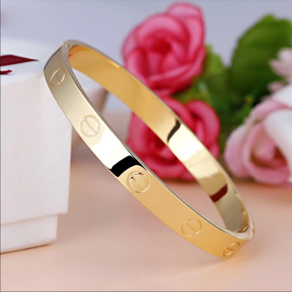 Love Screw Head Bracelet Bangle - Picture 5 of 8